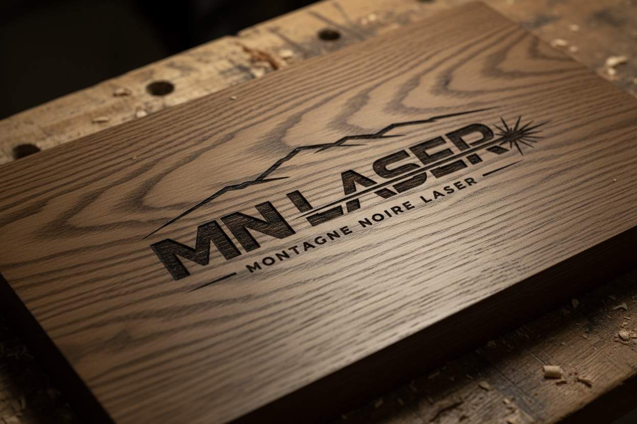 Logo MontagneNoireLaser - Gravure laser artisanale Mazamet Tarn Occitanie